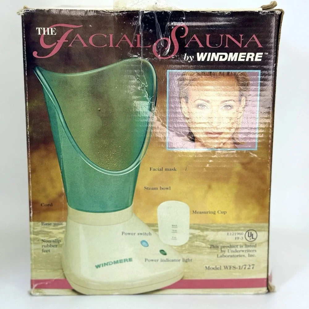 Vintage Windmere Facial Sauna WFS-1/727 Steam Spa Steamer Tested Works Treatment